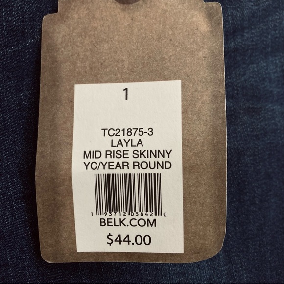 ❤️🔥 (5/20) NWT True Craft Layla Mid Rise Skinny Jeans Size 1 - Picture 4 of 8